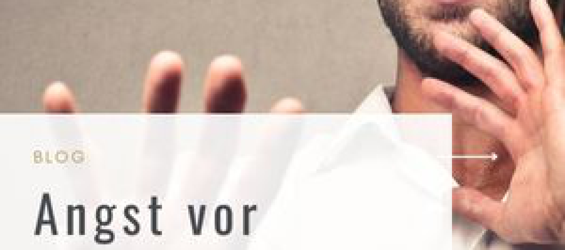 Angst vor einer Paartherapie? 